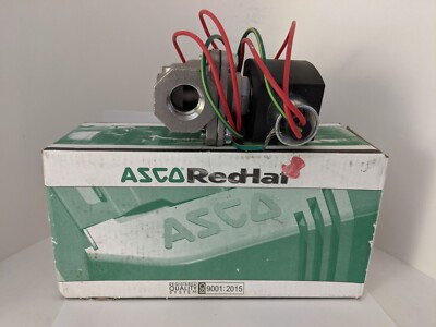 ASCO Water Solenoid Valve EF8210G087 Stainless Steel, 1/2'', 120V Explosion-Proof