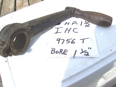 IHC M 1 1/2 HP Hand STARTING CRANK Magneto Oiler Gas Engine McCormick-Deering