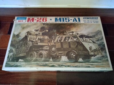Peerless Max Motorized Item No. 3501 M-26 Tractor Truck M15-A1 45 T Semi Trailer