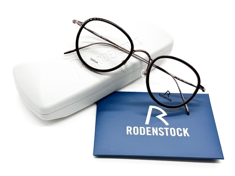Original Rodenstock Brille R7096 A 47/21 Titan Braun Fassung Gestell Neu