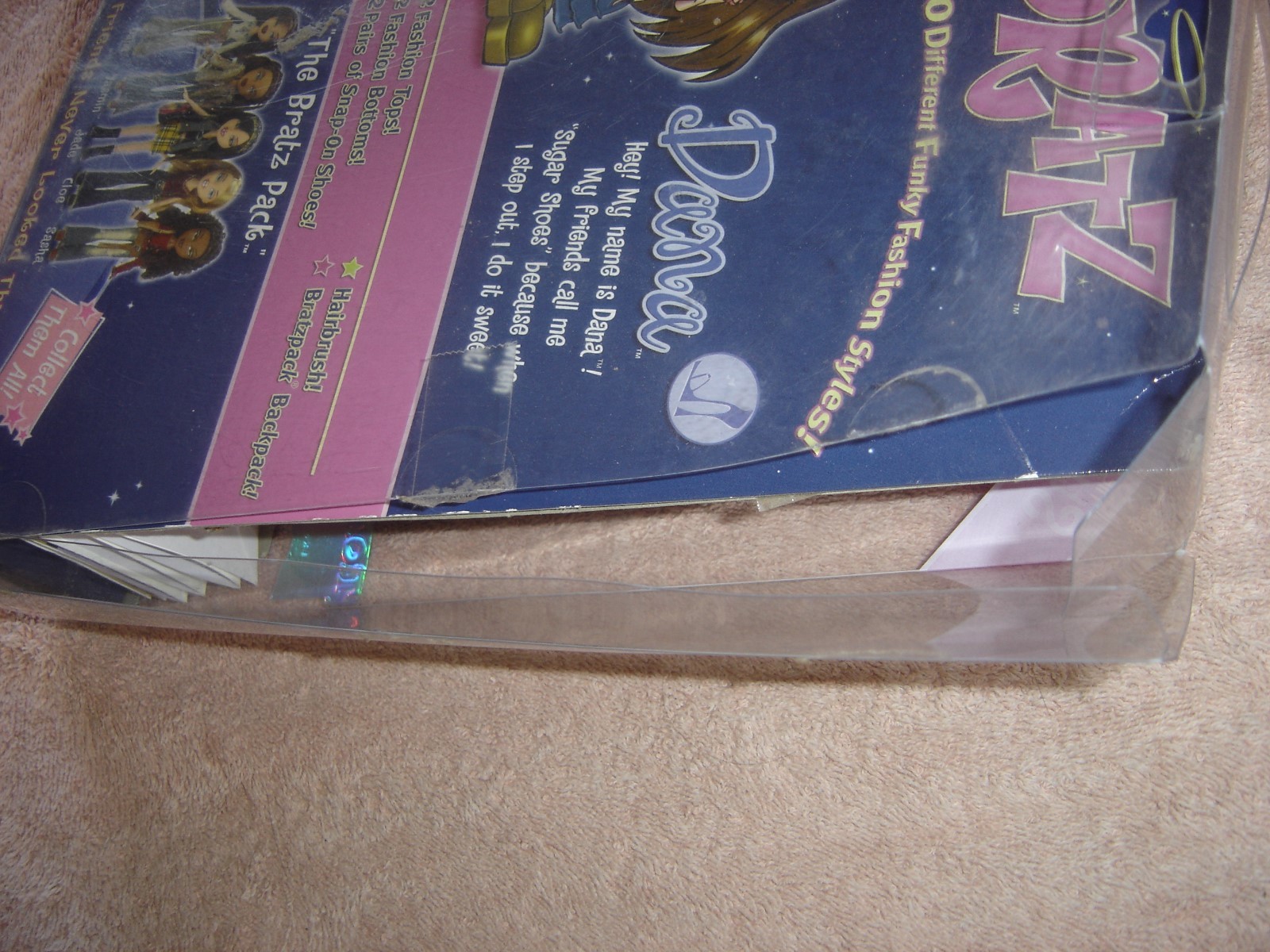 2003 Bratz Doll Dana Style It Fashion Collection Toy MGA Box Poster Opened Box