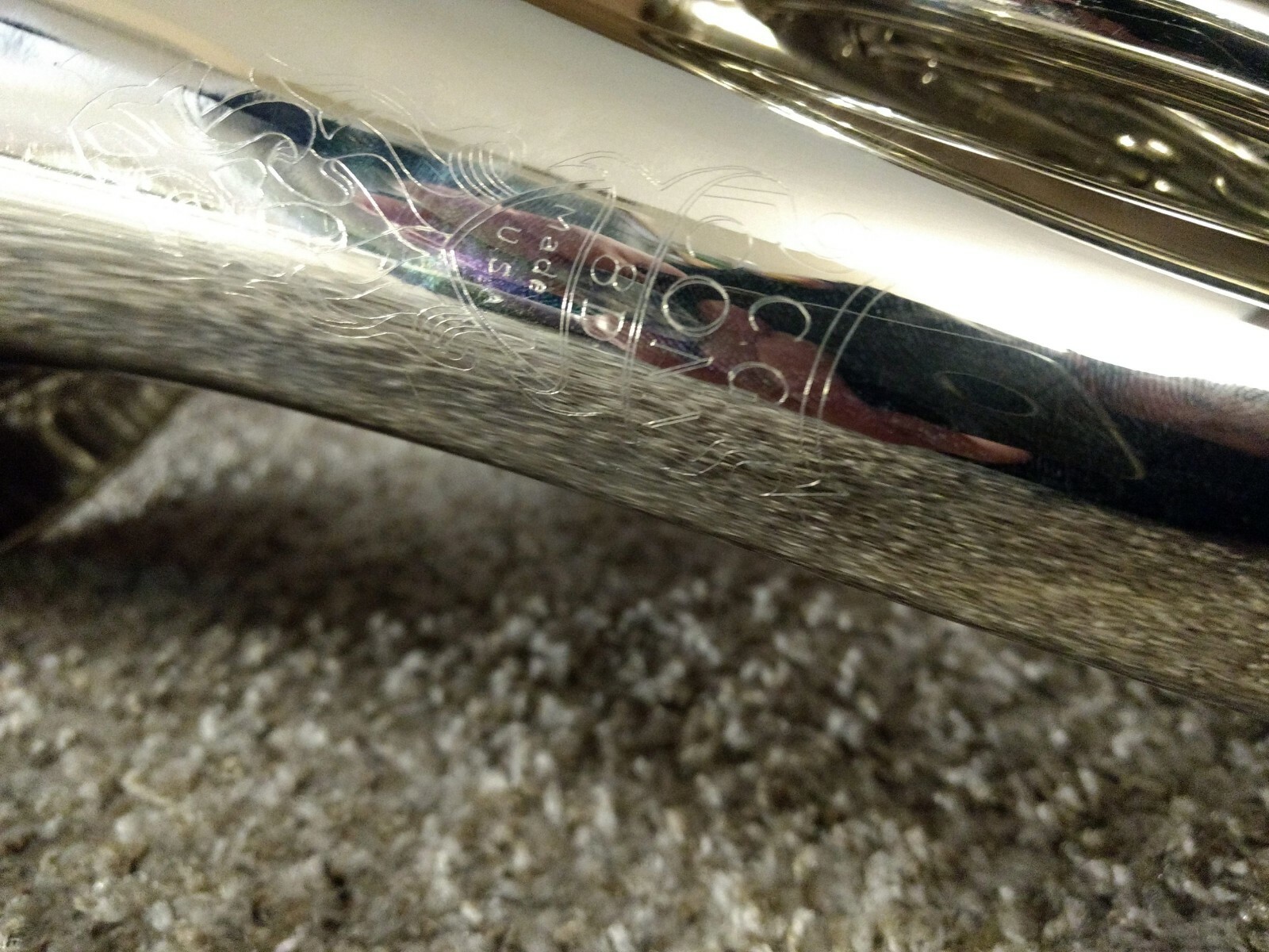 LIGHTLY USED C.G. CONN 8D SOLID NICKEL SILVER DOUBLE FRENCH HORN, PURCHASED 2013