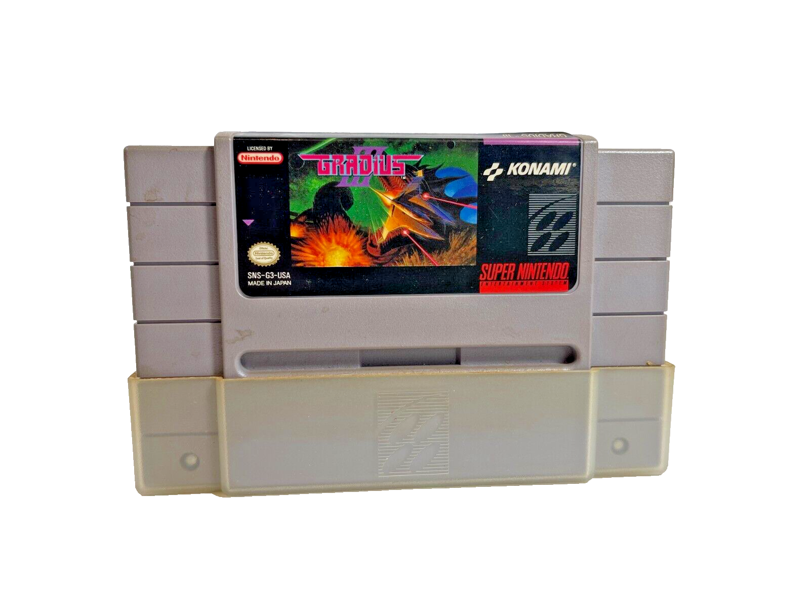 Super Nintendo Konami Gradius With Manual Included Video