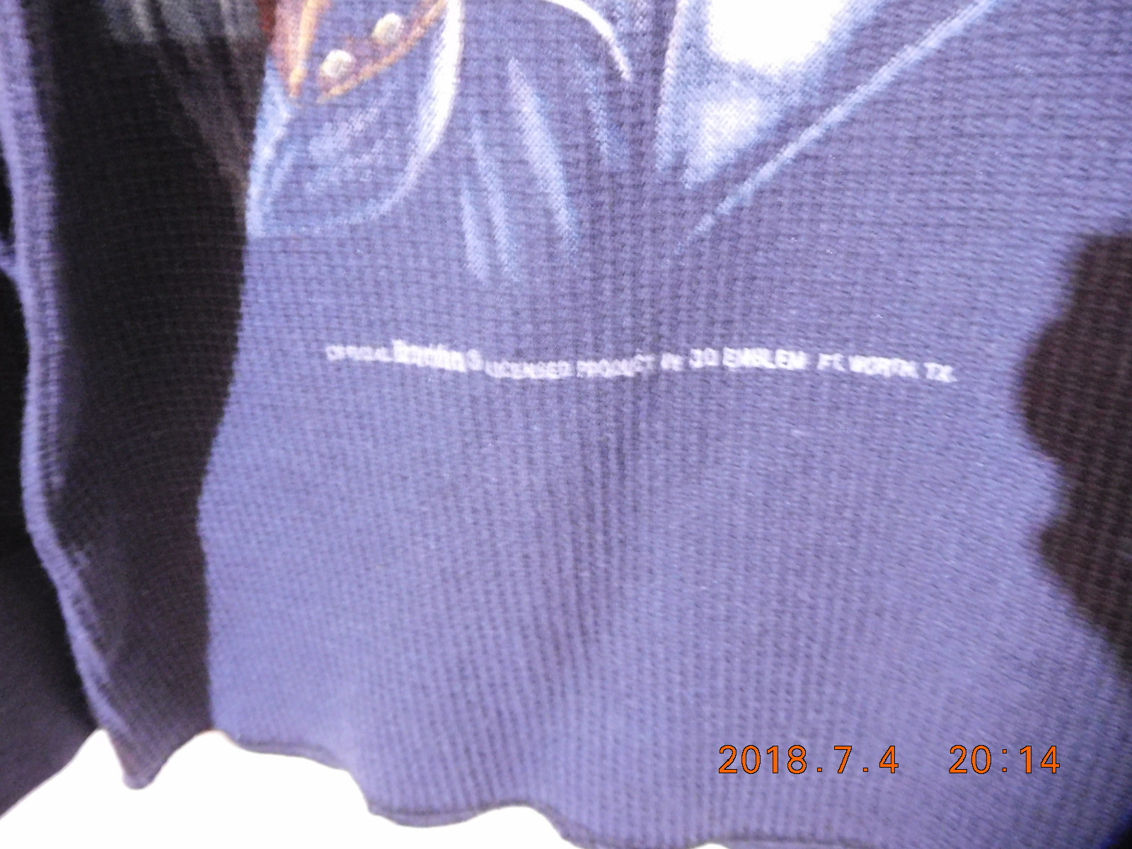 VTG 80s Easyriders pointing skull 3D Emblem SZ 38/40 JE Morgan's thermo shirt