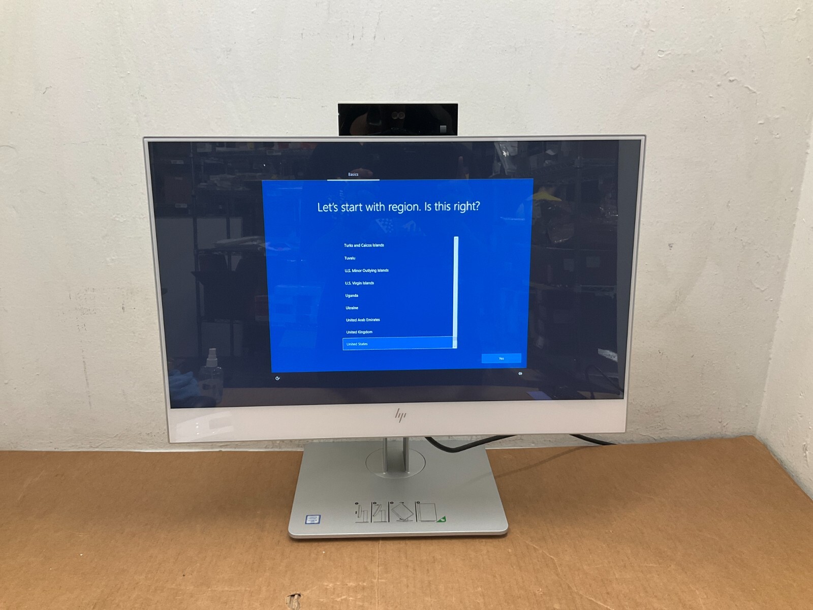 HP EliteOne 800 G5 AiO i5-9500 8GB 256GB GbE BT5 WiFi6 23.8T