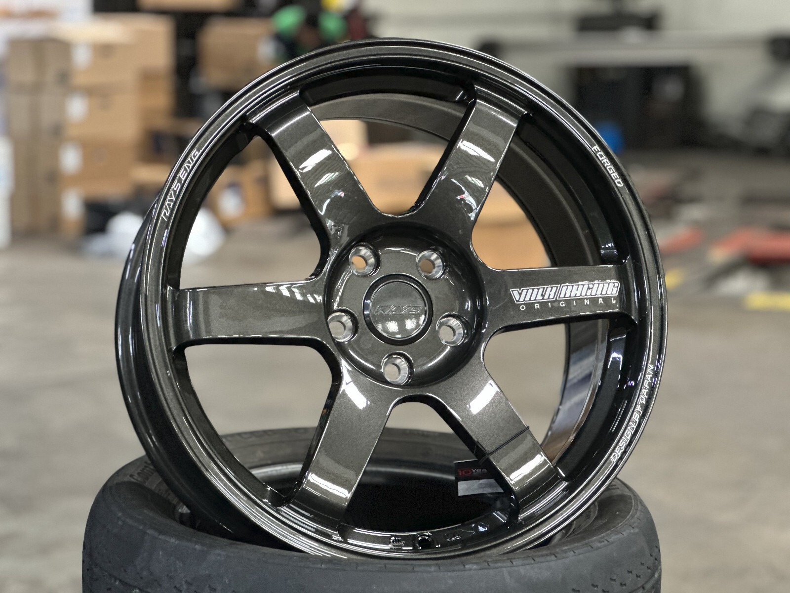 New 18x8.5J NK TE37 SAGA Flow Formed DGM (4 Wheel) 5X112