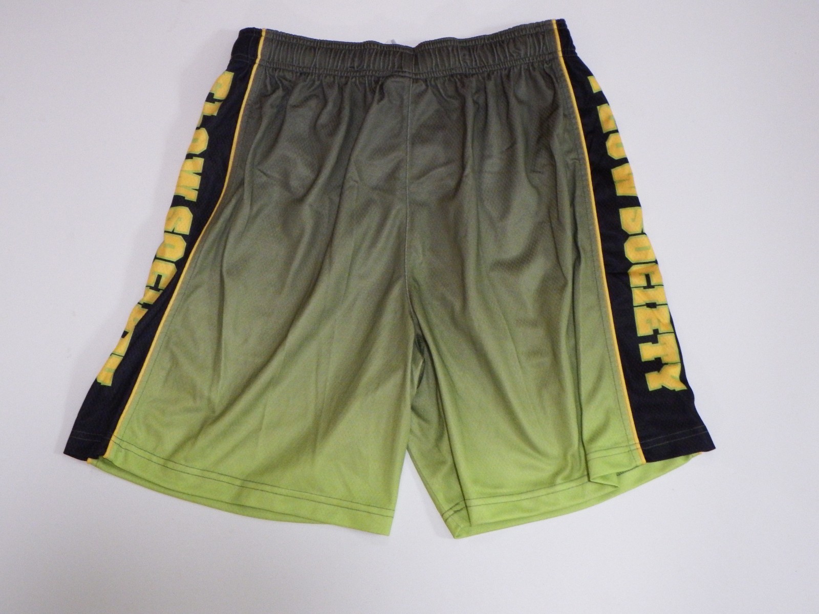 Small Flow Faded Birdseye Mesh Athletic Shorts Green  Flow Society