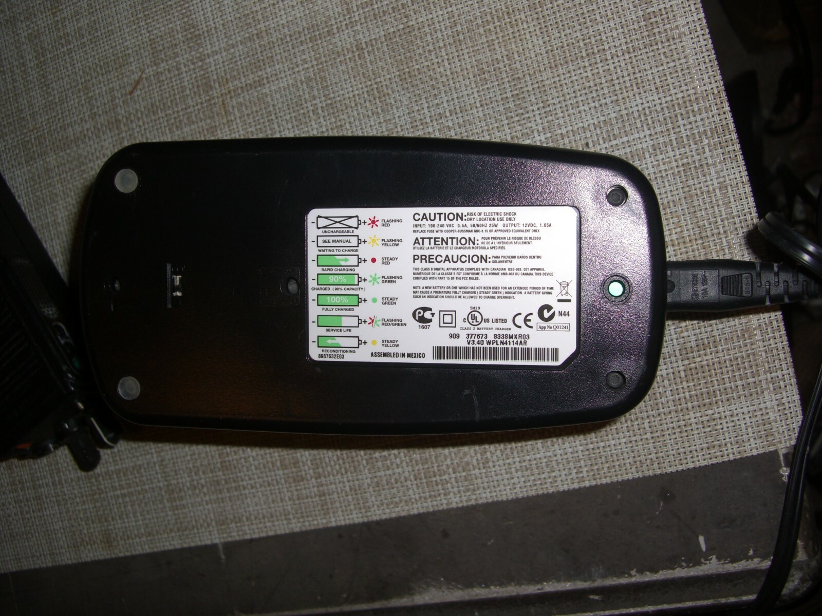 Motorola Impress Battery Charger