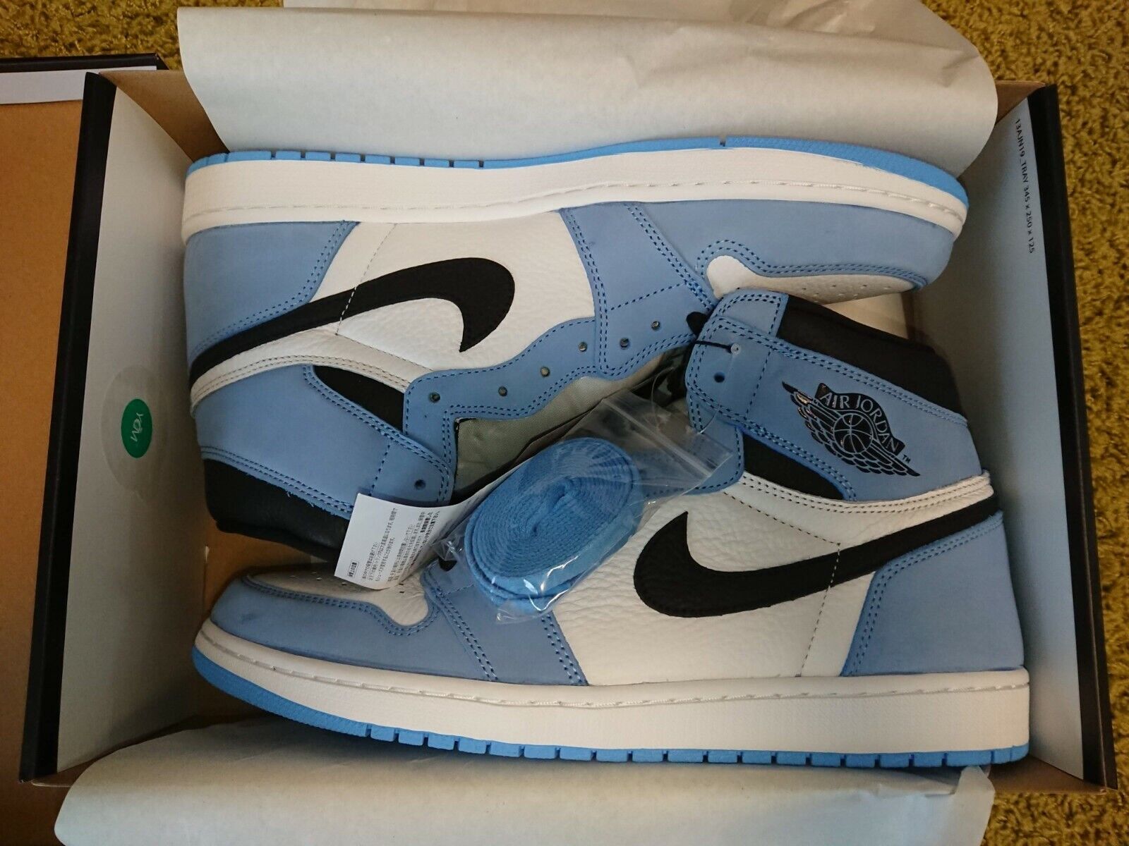 Nike Air Jordan 1 High OG University Blue 555088-134 Men US Nike Air Jordan 1 High OG University Blue 555088-134 Men US