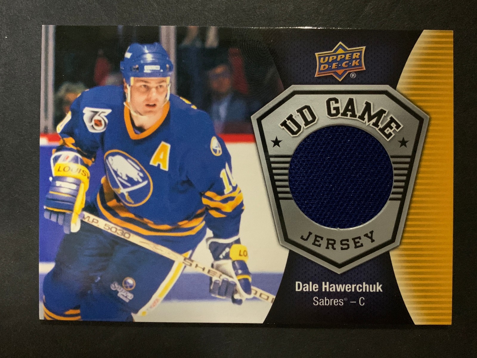 2016 Upper Deck UD Game Jersey #GJ-DH Dale Hawerchuk Jersey