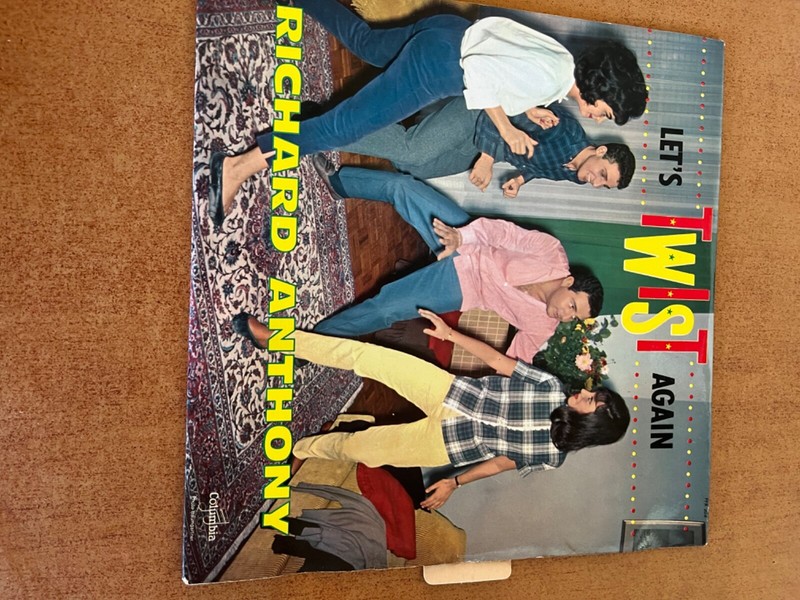 Disque Vinyl Richard Anthony Â«Â Let Twist AgainÂ», 1960âS