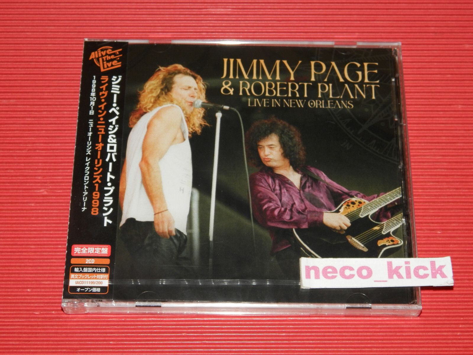 4BT LED ZEPPELIN JIMMY PAGE & ROBERT PLANT LIVE IN NEW