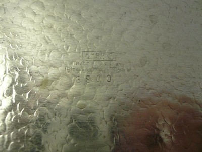 Bernard Rice's Sons APOLLO EPNS Hammered Silver Plate Tray USA 1925
