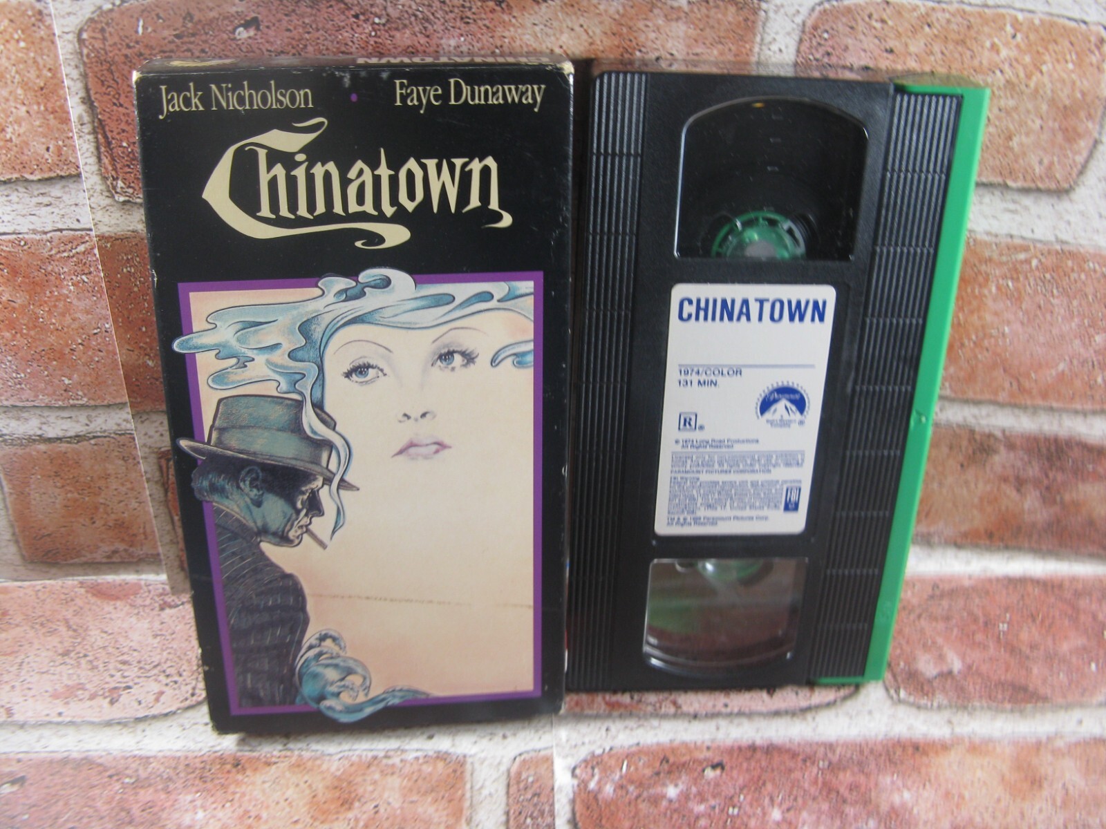 Chinatown (VHS, 1990) 1974 Jack Nicholson Faye Dunaway Dir