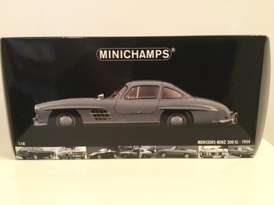 Mercedes Benz 300 SL Flügeltürer 1954 W198 Grey NEU/OVP 1:18