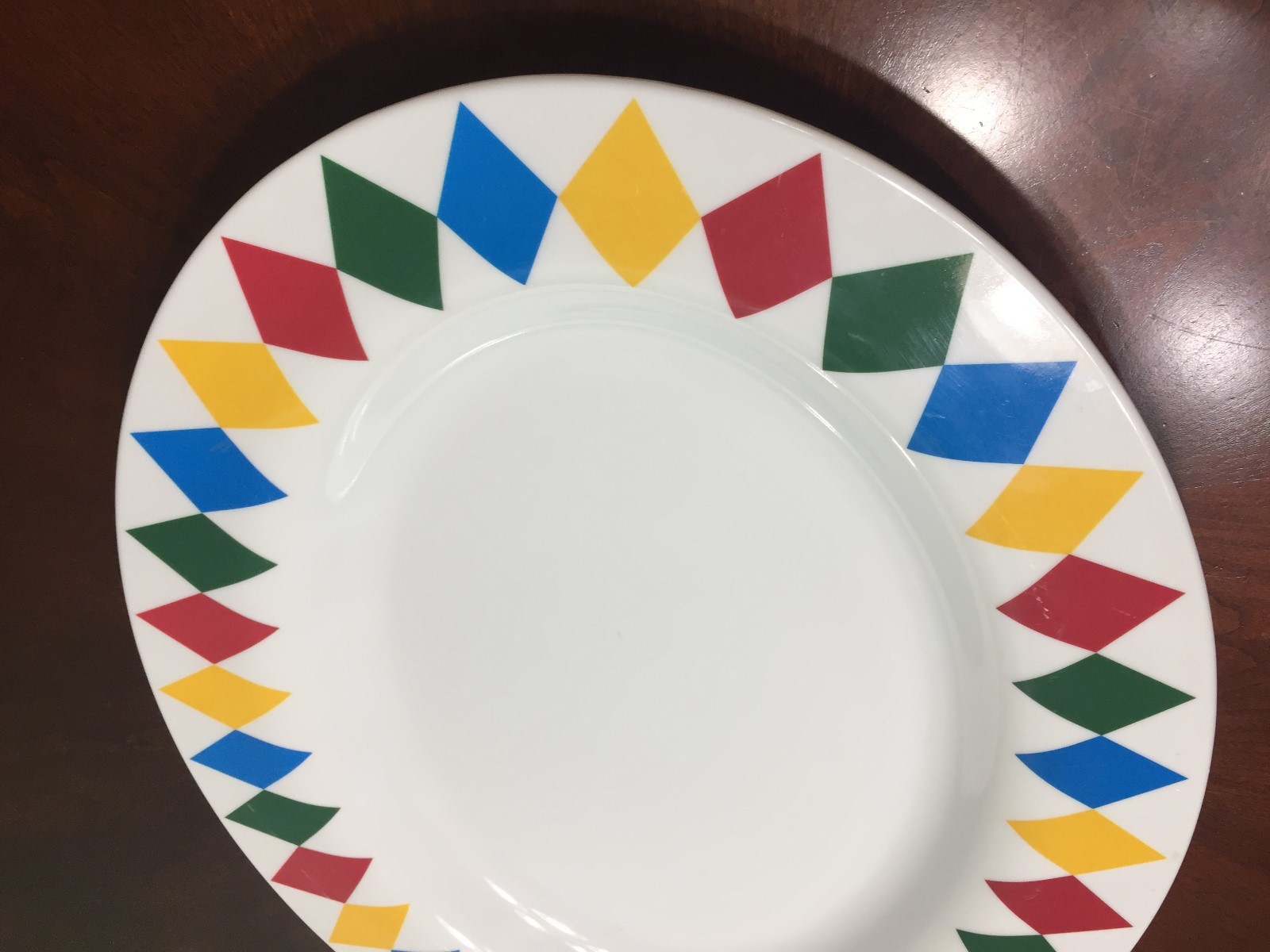 Multi-Color Oval Serving Platter