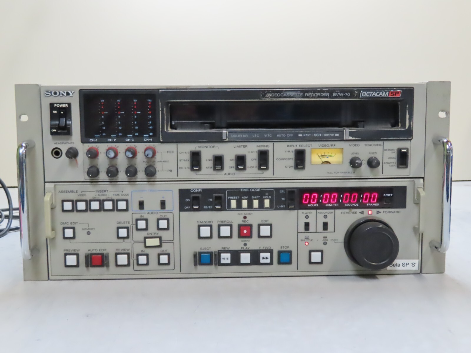 Sony BVW-70 Vintage Betacam SP Editor Video Cassette Sony BVW-70 Vintage Betacam SP Editor Video Cassette