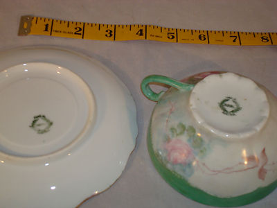 Antique Royal Austria Cup Saucer Oscar Edgar Gutherz c1899-1919