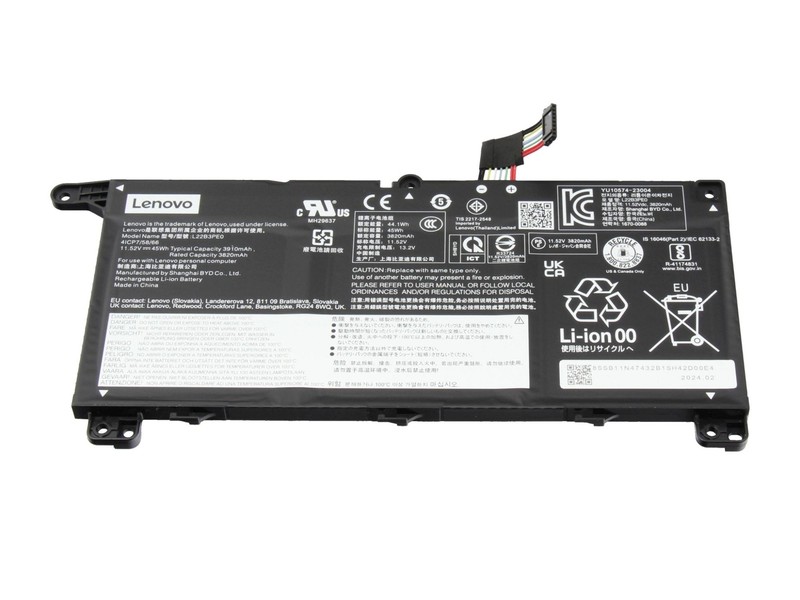 Lenovo 5b11l67327 Original Batterie 45wh