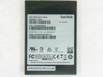 SanDisk Z400S 256GB SATAIII 6.0Gbps 2.5
