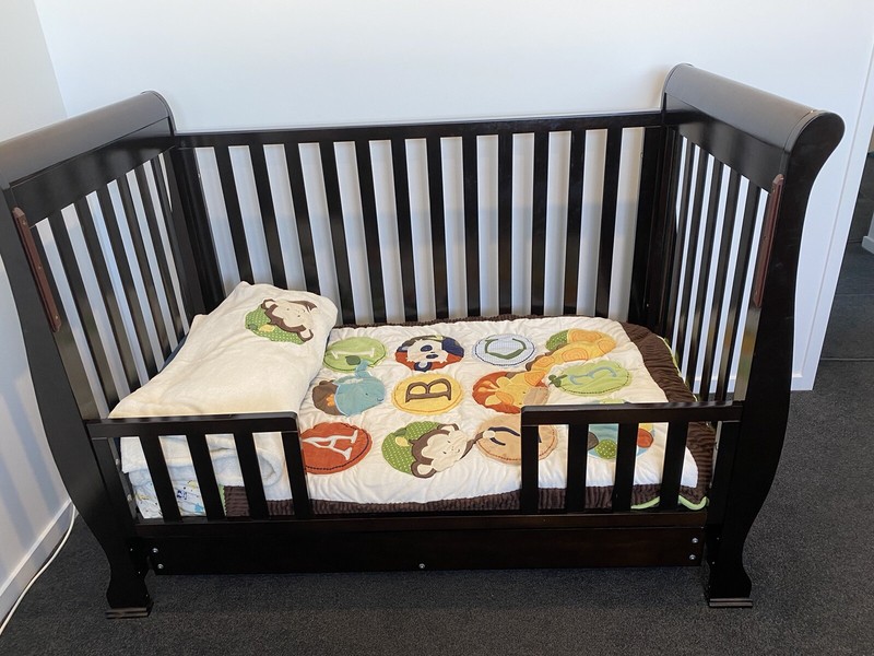 brown baby dresser