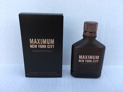RARE Men's Aeropostale MAXIMUM NEW YORK CITY NYC eau de cologne Spray 1.7 oz NEW