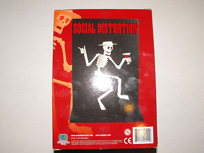 SOCIAL DISTORTION SKELETON W/MARTINI & SMOKE MASCOTT COLLECTOR ACTION FIGURE/TOY