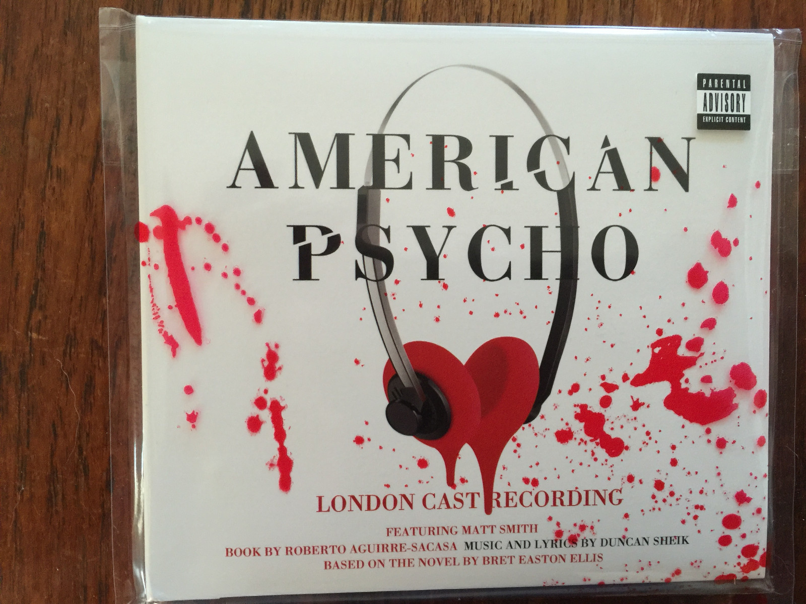 American Psycho cd Broadway UK version signed booklet Duncan Sheik