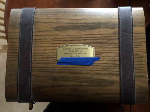 Franklin Mint 1973 Centennial Car Ingots Collection Sterling