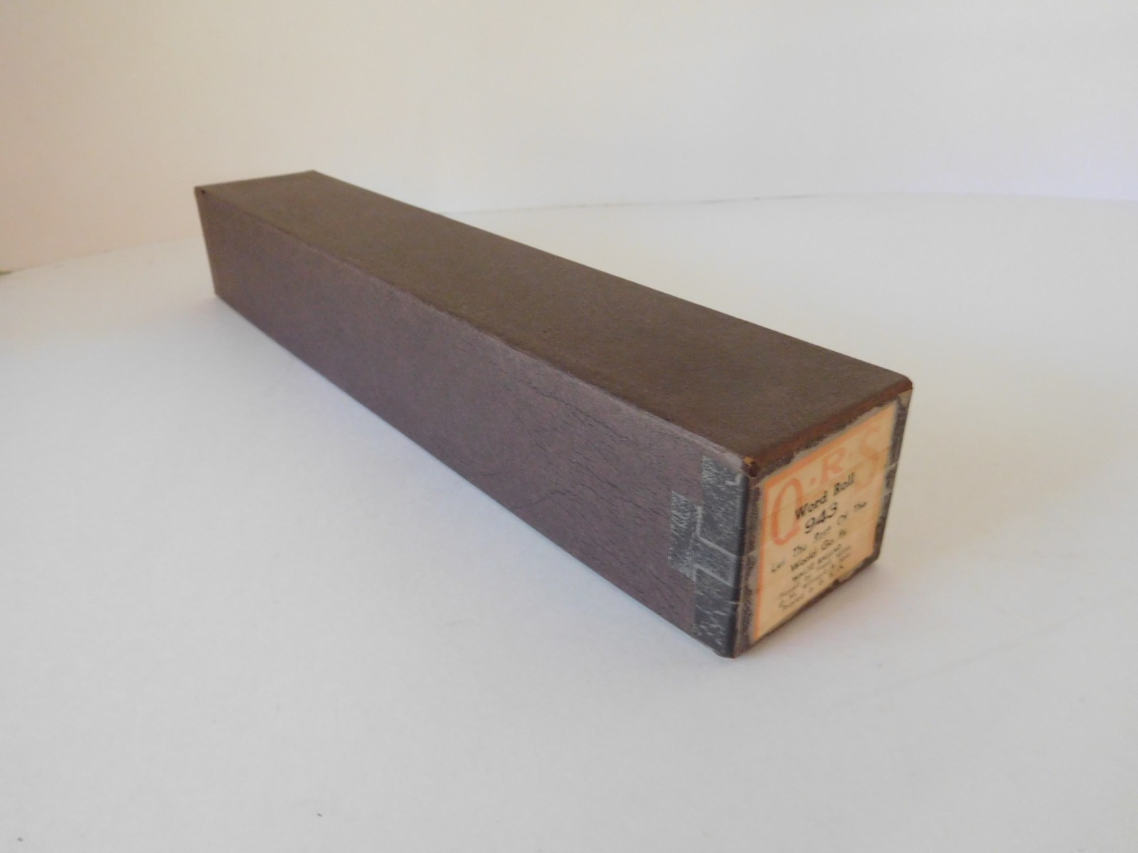LET THE REST OF THE WORLD GO BY- QRS Player Piano Word Roll 943 - NO DAMAGE