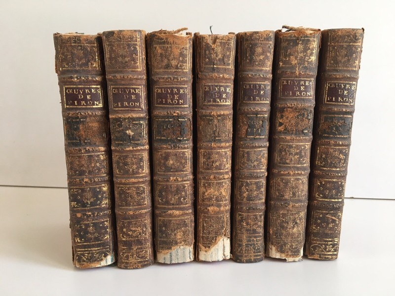 Oeuvres ComplÃ¨Tes D'Alexis Piron Rigoley De Juvigny 7/9 Amsterdam Rey 1776