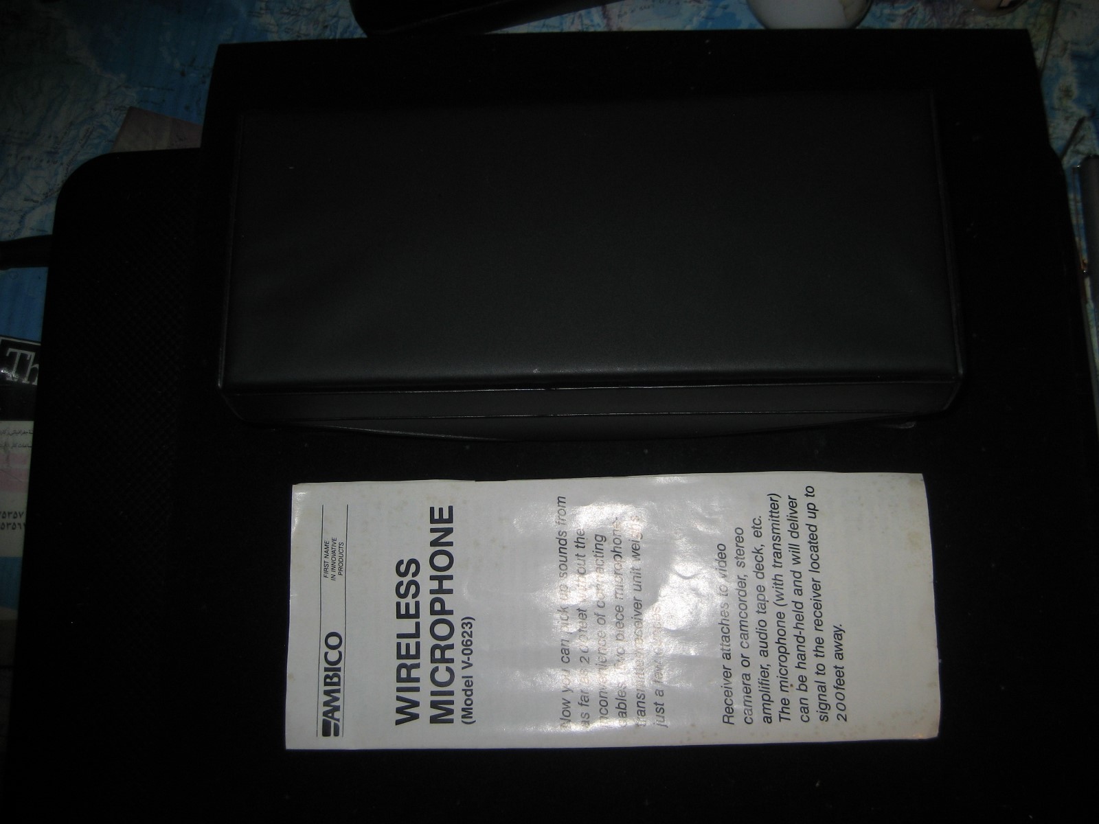 Ambico WireLess Microphone-PA Mike-up to 200Ft.with Instruction & Case- 90% OFF