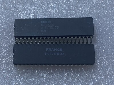 ID8086  MHS - INTEL 40 PIN CDIP MICROPROCESSOR X 1 PC. 8086 D8086