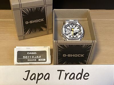 Pre-owned Casio G-shock Ga-2100mng-7ajr White Watch Box Manga Theme Rare Jpn