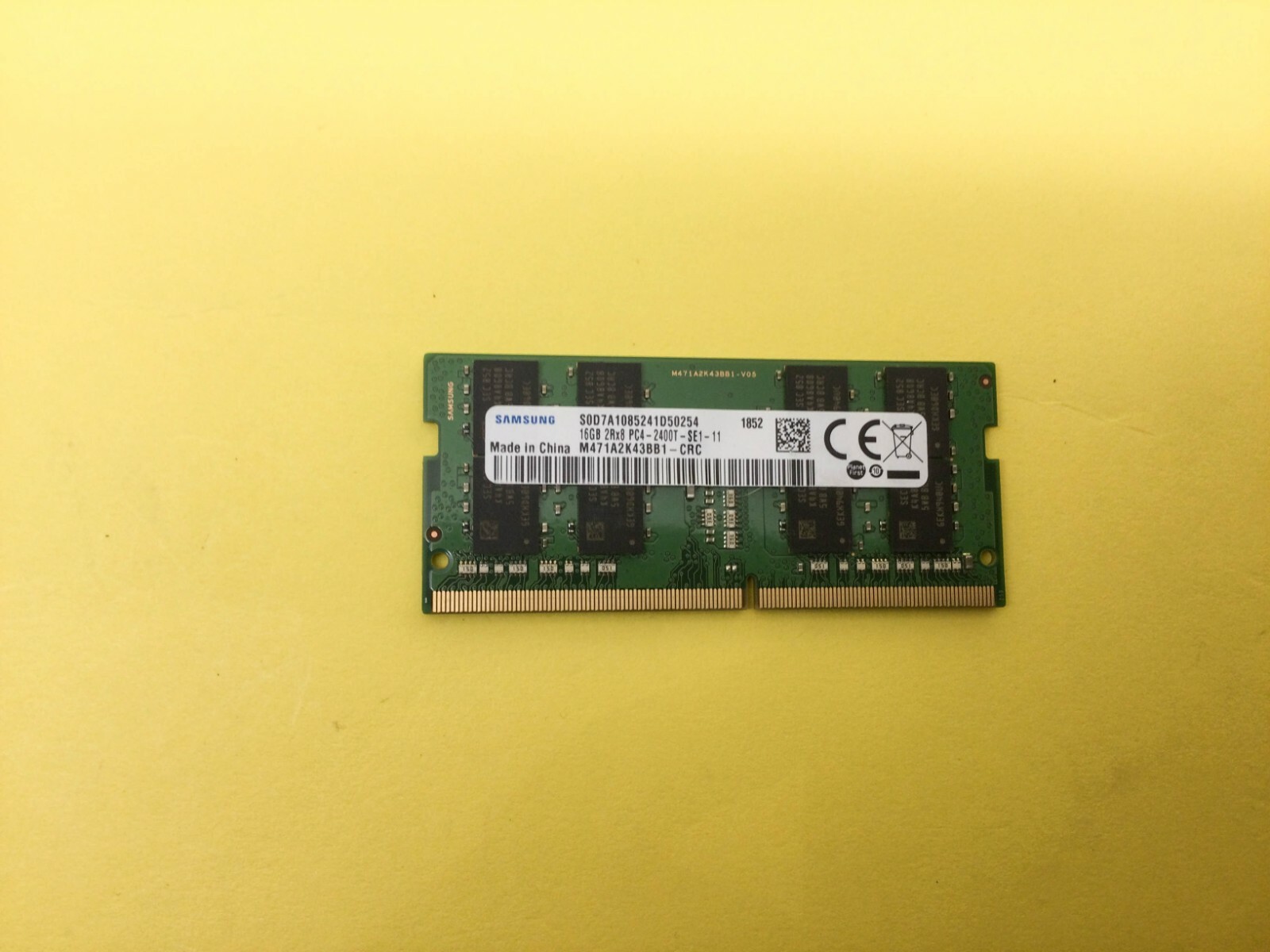 SNMSUNG 2RX8 PC4-2400T-SE1-11 SAMSUNG RAM 16GB 2Rx8 PC4-2400T