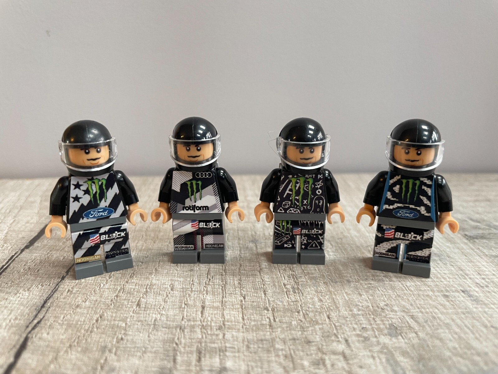 Lego Speed Champions- Ken Block Minifigures (4 Versions to Lego Speed Champions- Ken Block Minifigures (4 Versions to