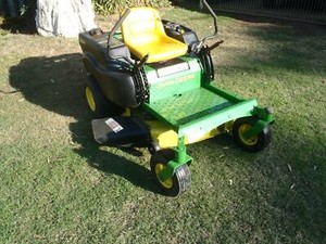 JOHN DEERE Z225 EZ TRAK ZERO TURN RIDE MOWER 19 HP, ENGINE ...