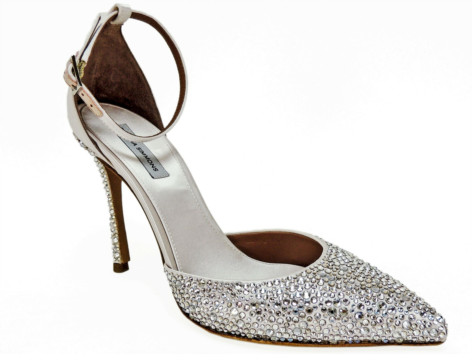 Tabitha Simmons Women's Alhambra Pointed-Toe Pumps Silver