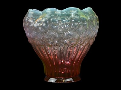 Lot of 10 Spare Parts Uran Lamp Glass Vaseline Shade Replacement
