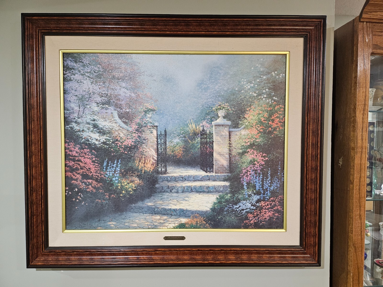 トーマス・キンケイド、Victorian Garden Ⅱ Thomas Kinkade 1992 
