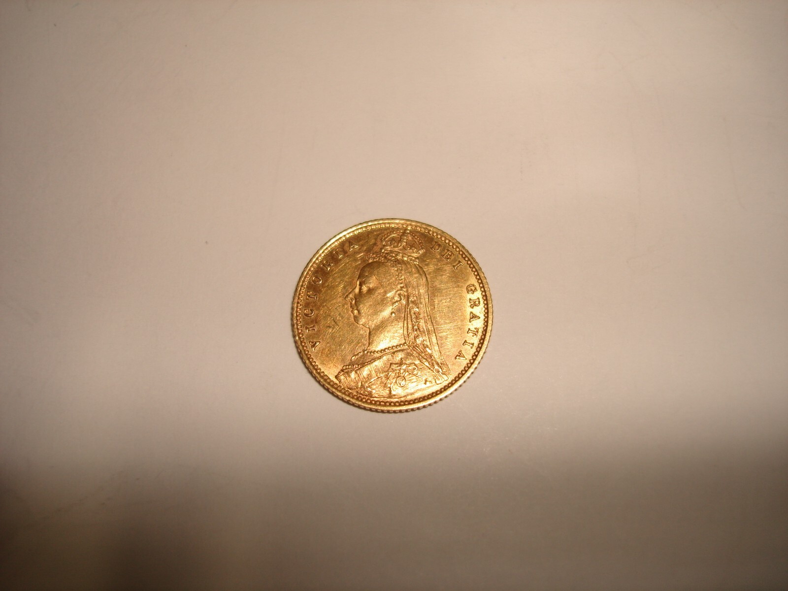 Collectible 1892 VICTORIA DEI GRATIA BRITANIARUM REGINA FID
