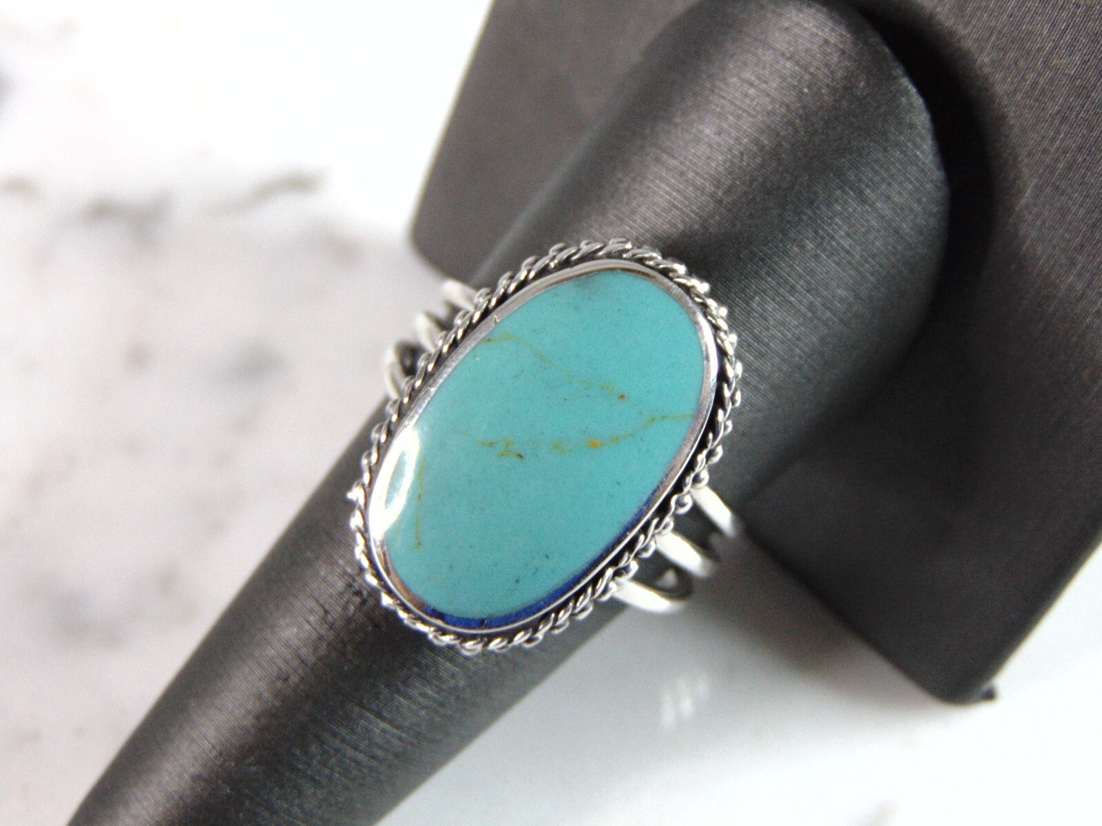 アクセサリー vintage silver925 turquoise ring Womens Vintage Estate Sterling Silver Turquoise Ring 12.2g
