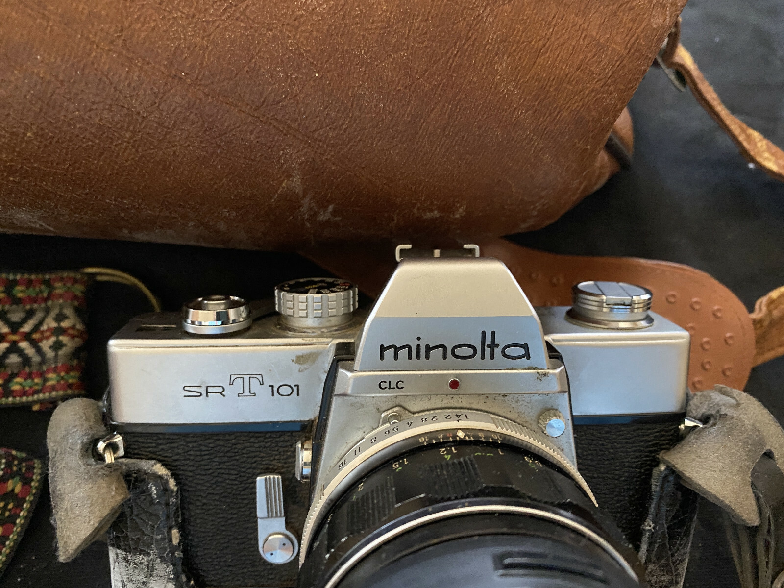 Minolta SRT 101 SRT101 Film Camera MC ROKKOR-PF 58mm f/1.4 Minolta SRT 101 SRT101 Film Camera MC ROKKOR-PF 58mm f/1.4