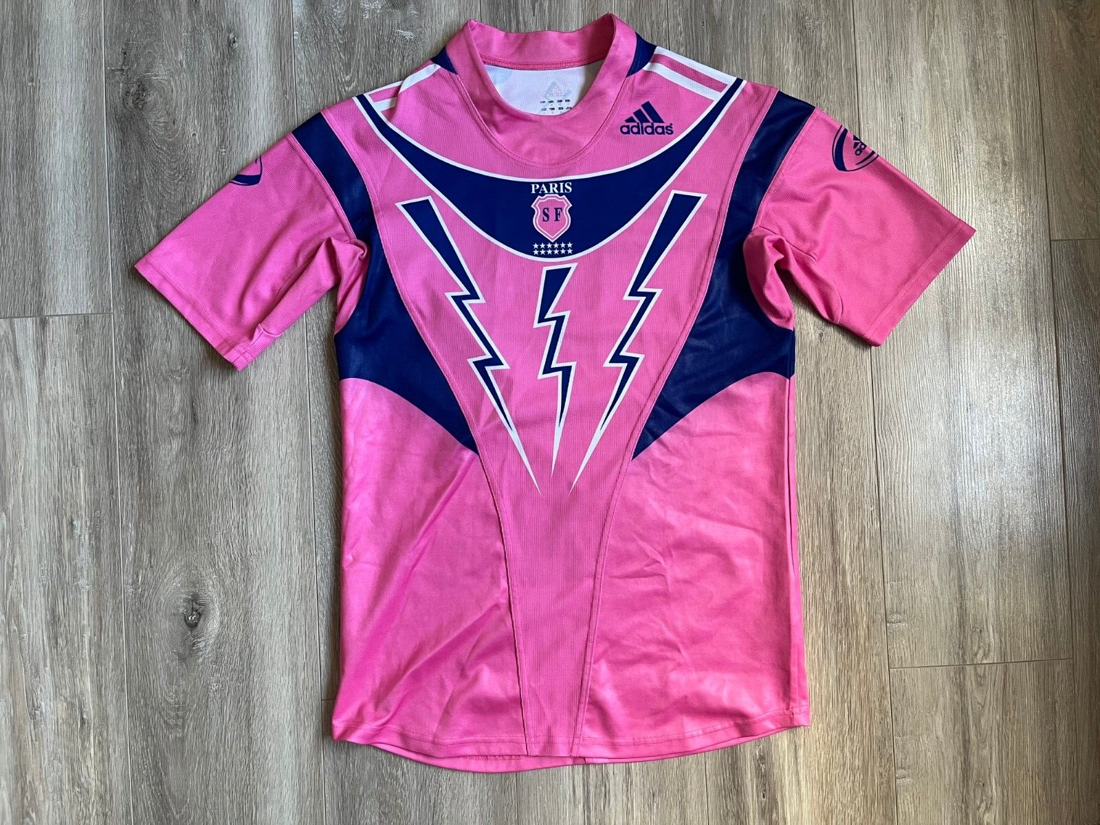 adidas - ラグビーStade Francai de Parisユニ adidas Stade Francais Paris Home Shirt France Rugby Jersey