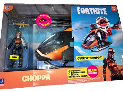 FORTNITE 17'' CHOPPA - Helicopter w/Turbo Lights & Blaze Figure NEW