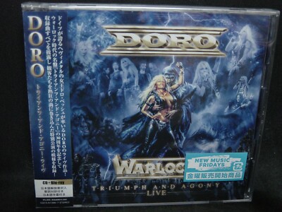 DORO Triumph And Agony - Live JAPAN CD + BLU-RAY Warlock Hittman Germany Metal