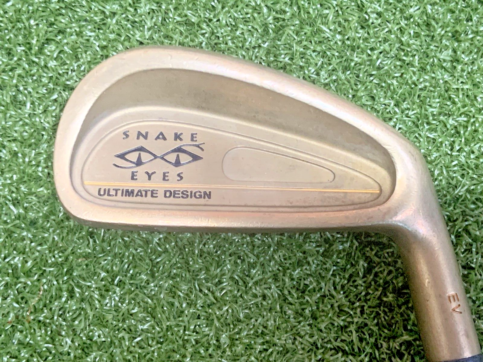 Snake Eyes Ultimate Design EV 2 Iron Stiff Steel Shaft Golf Pride Grip Snake Eyes Ultimate Design EV 2 Iron Stiff Steel Shaft Golf Pride Grip