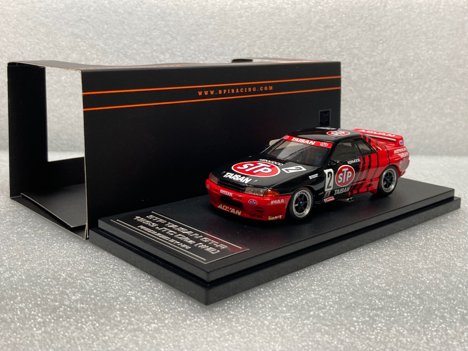 HPI Racing 1/43 8611 Nissan Skyline ADVAN STP 1993 JTC Oita