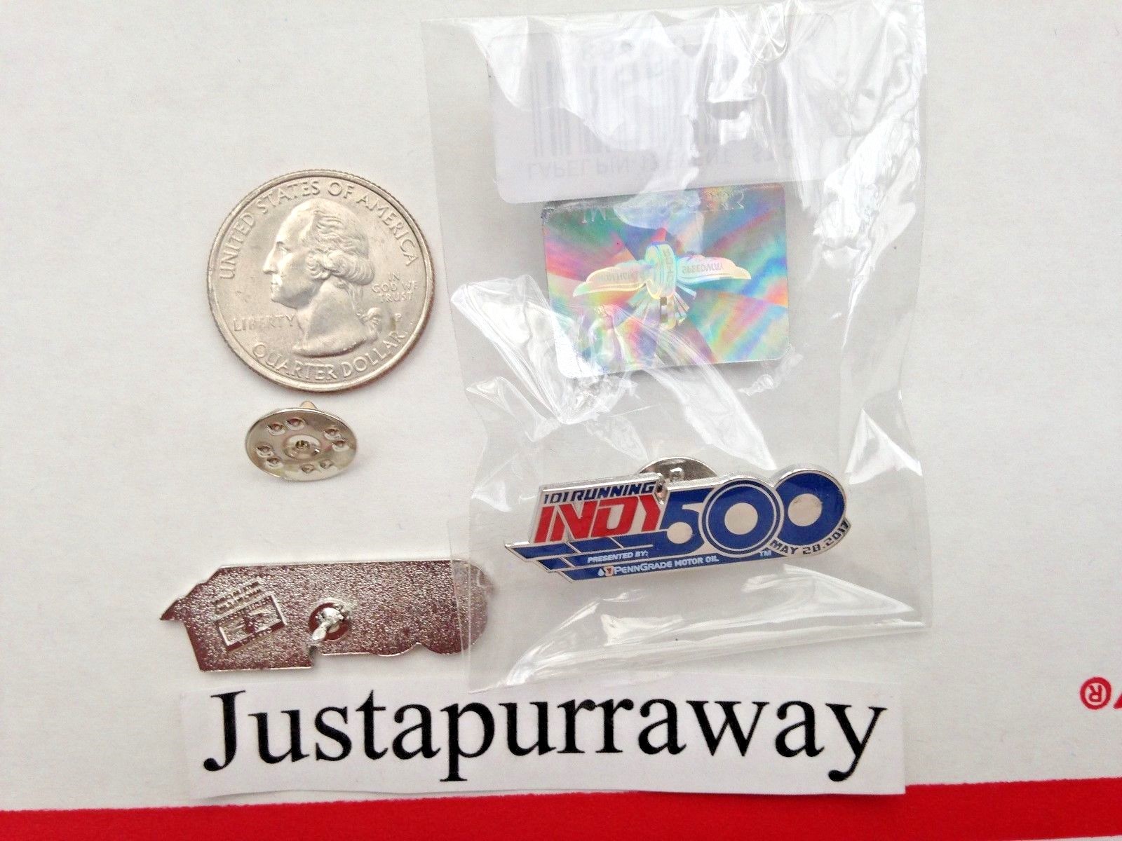 2017 Indianapolis Indy 500 101ST Running Collector Lapel Pin