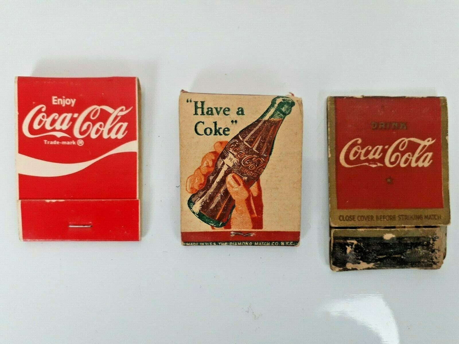 LOT VINTAGE COCA-COLA MATCHES BOX (3 UNITS) RARE | eBay LOT VINTAGE COCA-COLA MATCHES BOX (3 UNITS) RARE | eBay